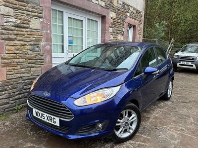 Used Ford Fiesta Zetec 2015 Blue Hatchback