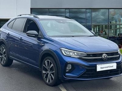 Used VW Taigo R-line 110 HP (80 kW) 2022 Reef blue metallic black SUV