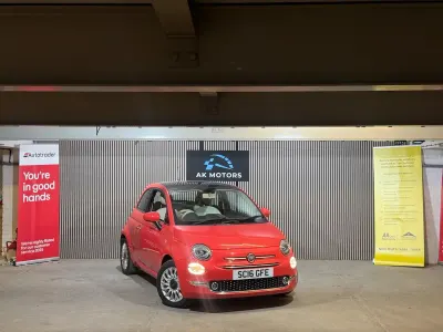 Used Fiat 500 Lounge 69 HP (50 kW) 2016 Pink Hatchback