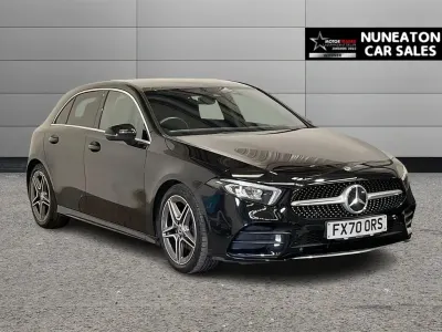 Used Mercedes A180 AMG line 136 HP (100 kW) 2020 Black Hatchback
