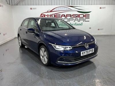 Used VW Golf VII Style 150 HP (110 kW) 2020 Blue Hatchback