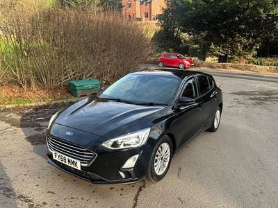 Black Used 2018 Ford Focus Titanium Hatchback | £6,295 (A bit pricey)