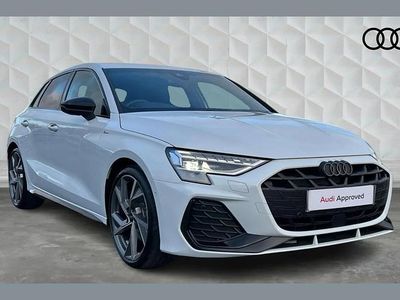Used Audi A3 Black Edition 147 HP (108 kW) 2025 White Hatchback
