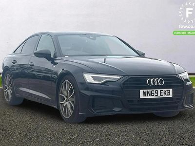 Used Audi A6 Black Edition 204 HP (150 kW) 2019 Blue Sedan