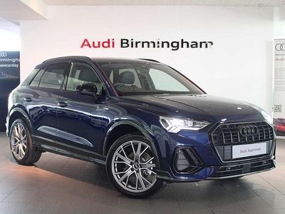 Used Audi Q3 Black Edition 150 HP (110 kW) 2025 Navarra blue metallic SUV