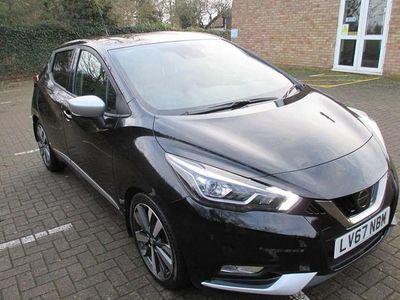 Used Nissan Micra Tekna 90 HP (66 kW) 2017 Black Hatchback