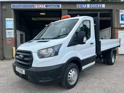 Used Ford Transit 130 HP (95 kW) 2021 White Cabriolet