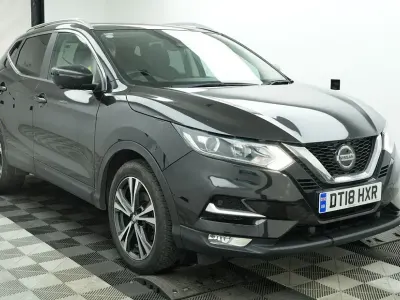 Used Nissan Qashqai N-Connecta 115 HP (84 kW) 2018 Black SUV