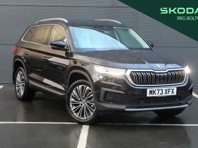 Used Skoda Kodiaq SE L Executive 150 HP (110 kW) 2023 Black magic pearl effect SUV