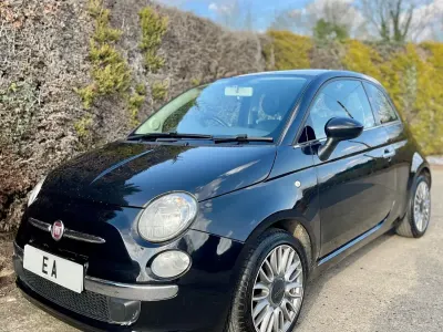 Used Fiat 500 69 HP (50 kW) 2015 Black Hatchback