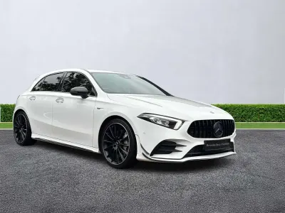 Used Mercedes A35 AMG Premium 2019 White Hatchback