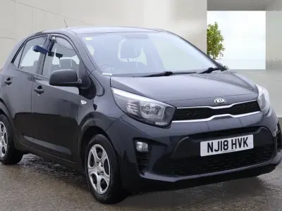 Used Kia Picanto 66 HP (48 kW) 2018 Black Hatchback