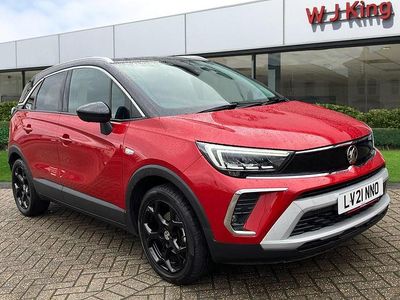 Used Vauxhall Crossland SRi 130 HP (95 kW) 2021 Red SUV
