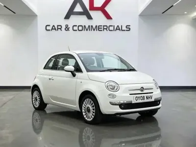 Used Fiat 500 Lounge 2008 White Hatchback