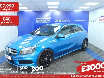 Usado Mercedes A170 AMG 2014 Azul Citadino
