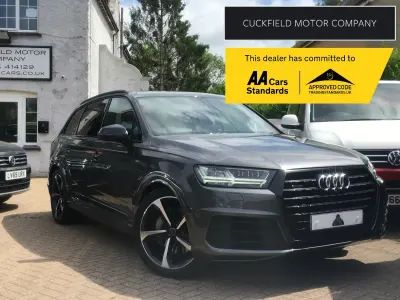 Used Audi Q7 Black Edition 2018 Grey SUV