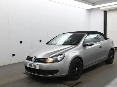 Used VW Golf Cabriolet S 122 HP (89 kW) 2012 Silver Cabriolet