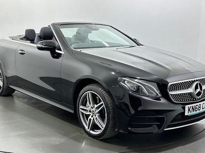 Black Used 2017 Mercedes E350 AMG Line Premium Cabriolet | £18,389 (Fair price)