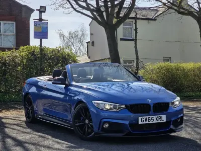 Begagnad BMW 430 Cabriolet M Sport 2015 Blå Cab