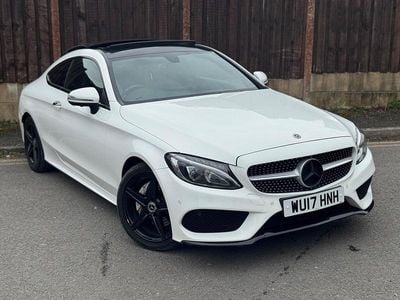 Used Mercedes C220 AMG Line Premium 2017 White Coupe
