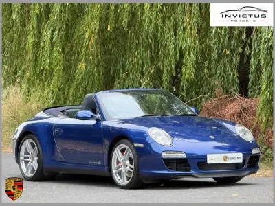 Used Porsche 911S 2008 Blue Cabriolet