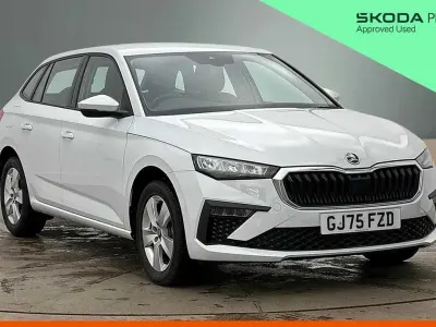 Used Skoda Scala SE 115 HP (84 kW) 2025 Moon white metallic Hatchback