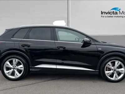 Used Audi Q4 e-tron S-Line 150 kW (204 HP) 2023 Mythos black metallic SUV