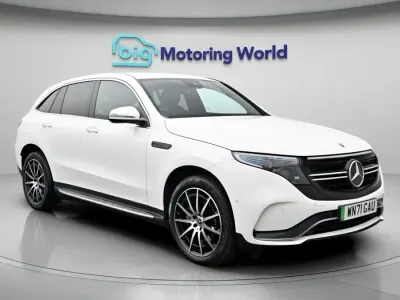 Used Mercedes EQC400 AMG line 300 kW (408 HP) 2021 White SUV