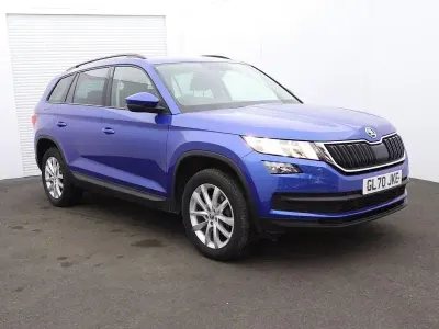 Używany Skoda Kodiaq SE 150 KM (110 kW) 2021 Niebieski SUV