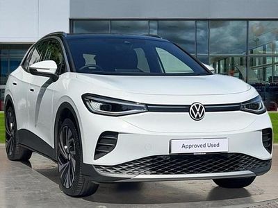 Glacier white metallic black Used 2025 VW ID.4 Pro SUV | £27,999 (Fair price)