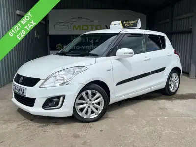 Begagnad Suzuki Swift SZ4 75 HK (55 kW) 2014 Vit Halvkombi