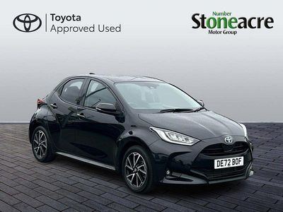 Black Used 2022 Toyota Yaris Hybrid Design Hatchback | £17,500 (Fair price)