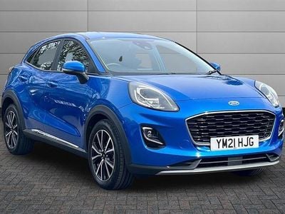 Used Ford Puma Titanium 125 HP (91 kW) 2021 Blue SUV