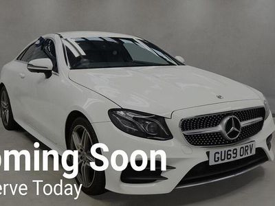 Used Mercedes E220 AMG line 194 HP (142 kW) 2019 White Coupe