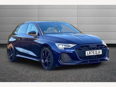 Used Audi A3 e-tron Black Edition 204 HP (150 kW) 2025 Blue Hatchback
