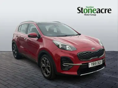 Used Kia Sportage GT-Line S 185 HP (136 kW) 2019 Red SUV