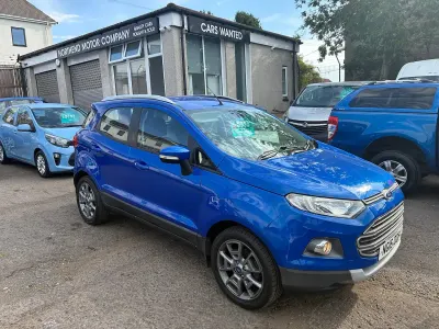 Used Ford Ecosport Titanium 95 HP (69 kW) 2016 Blue SUV