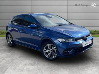 Used VW Polo R-line 110 HP (80 kW) 2022 Blue Hatchback