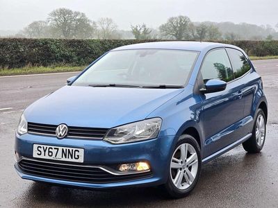 Used VW Polo Edition 90 HP (66 kW) 2017 Blue Hatchback