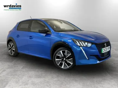 Używany Peugeot e-208 GT-line 100 kW (136 KM) 2020 Niebieski Hatchback