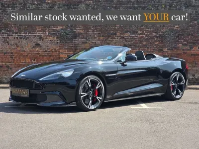 Used Aston Martin Vanquish 595 HP (437 kW) 2018 Black Cabriolet