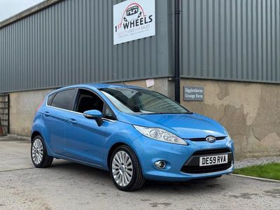 Used Ford Fiesta Titanium 96 HP (70 kW) 2009 Blue Hatchback