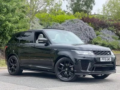 Used Land Rover Range Rover Sport SVR 575 HP (422 kW) 2019 Black SUV