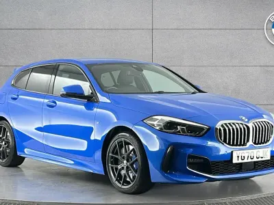 Used BMW 118 M Sport 148 HP (108 kW) 2020 Blue Hatchback