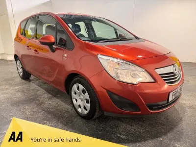 Used Vauxhall Meriva S 120 HP (88 kW) 2011 Orange MPV