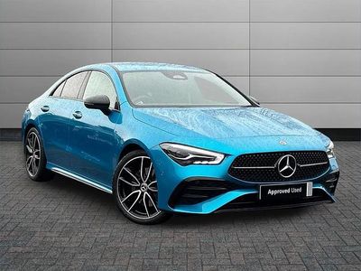 Used Mercedes CLA200 AMG Line Premium 161 HP (118 kW) 2025 Blue Coupe