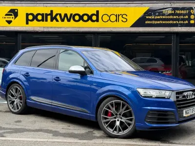 Used Audi SQ7 Performance 435 HP (319 kW) 2017 Blue SUV