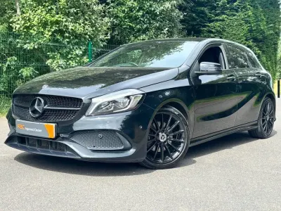 Used Mercedes A180 AMG line 109 HP (80 kW) 2017 Black Hatchback