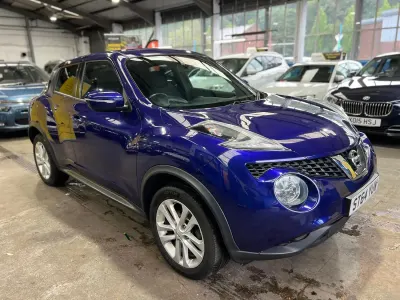 Used Nissan Juke Acenta Premium 115 HP (84 kW) 2015 Blue SUV