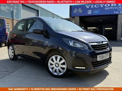 Used Peugeot 108 Active 68 HP (50 kW) 2014 Blue Hatchback
